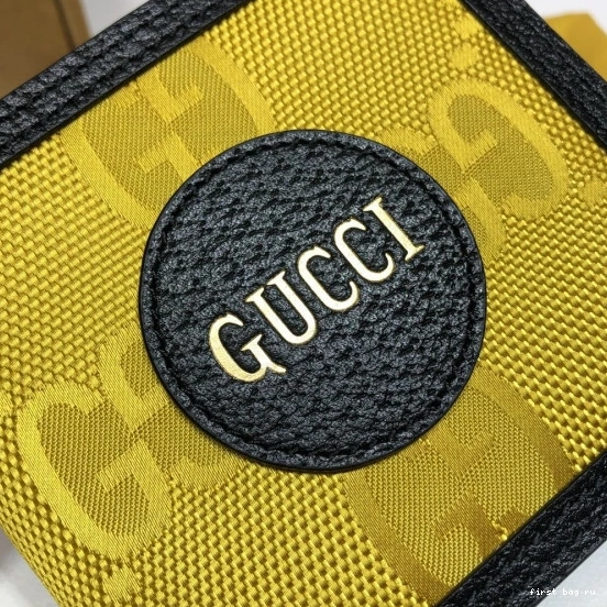 First bag ru wallet billfold The GUCCI Grid Off 0811
